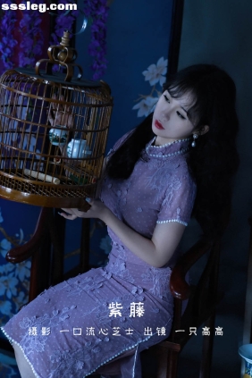 [YITUYU艺图语]2022.09.03 紫藤 一只高高[24P420M]