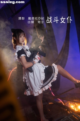 [YITUYU艺图语]2022.06.25 战斗女仆 兔子Zzz不吃胡萝卜[23P251M]