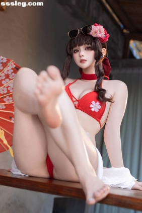 屿鱼 樱花泳装[80P979M]