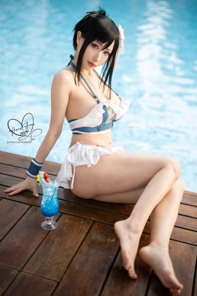 HaneAme雨波 Tifa Swimsuit[43P78M]