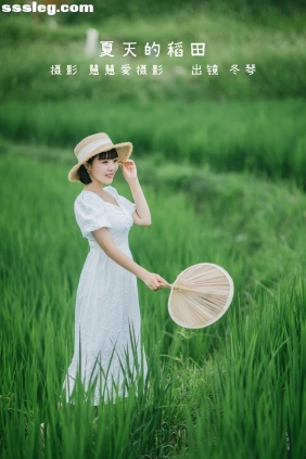 [YITUYU艺图语]2022.08.24 夏天的稻田 冬琴[24P351M]