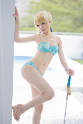 封疆疆v Saber水着[49P569M]