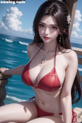 [AI绘画] 月婵 海岸天使[102P89M]